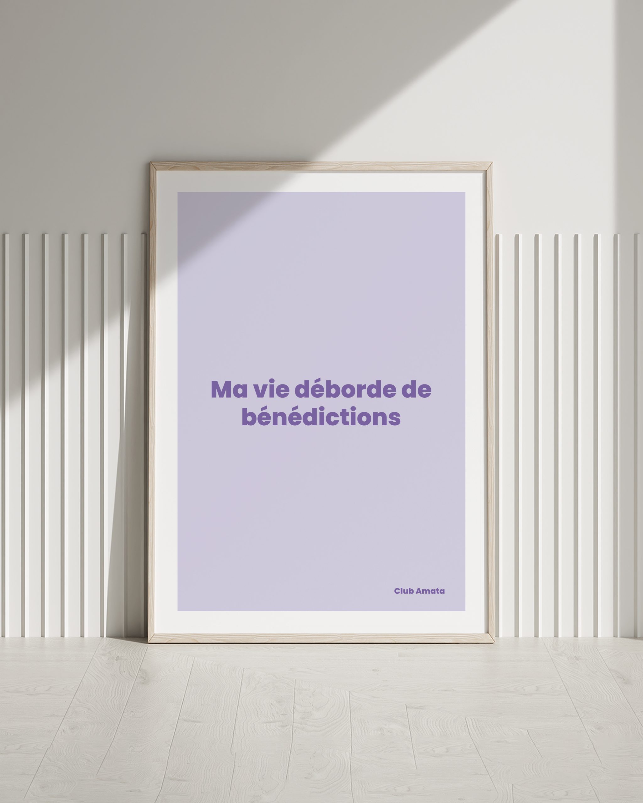 Ma vie déborde de bénédictions