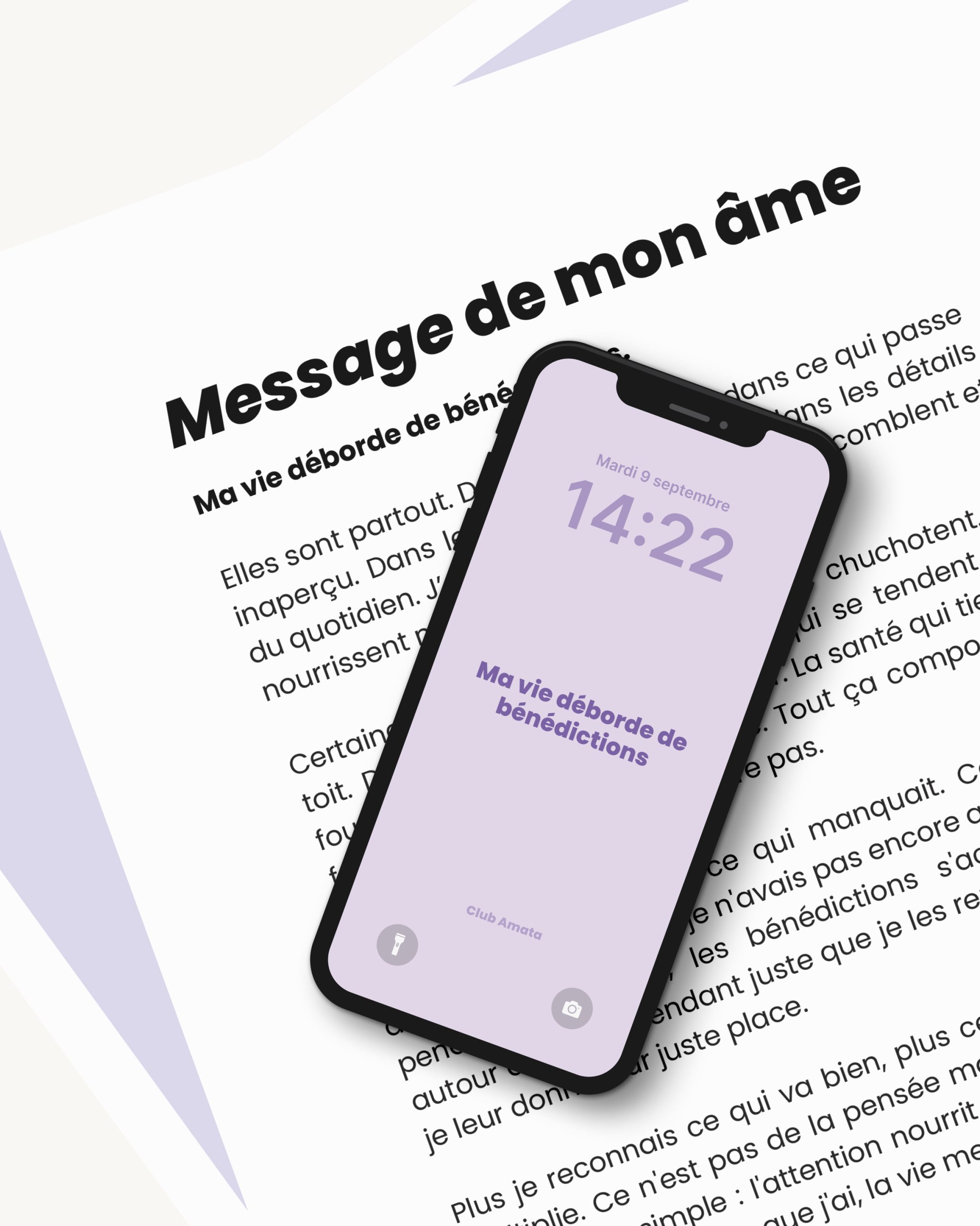 Ma vie déborde de bénédictions
