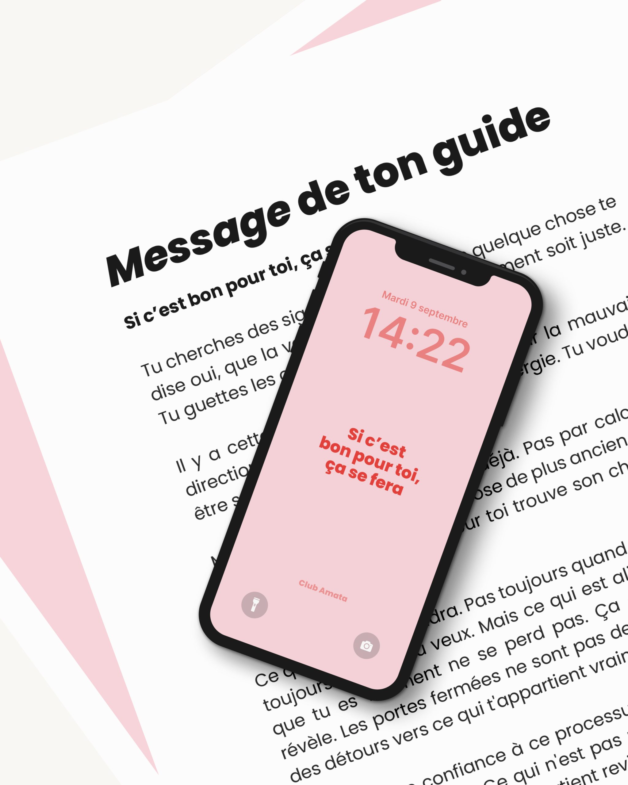 Si c’est bon pour toi, ça se fera