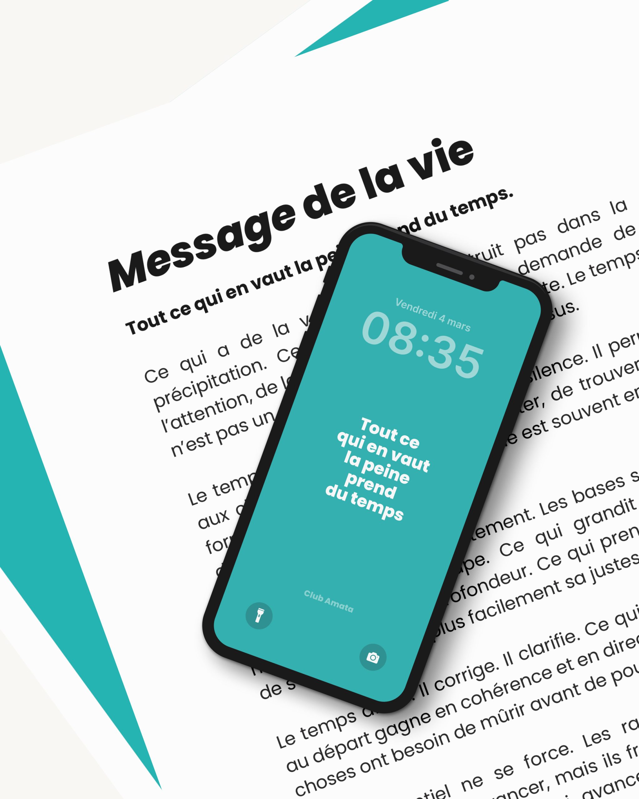 Tout ce qui en vaut la peine prend du temps